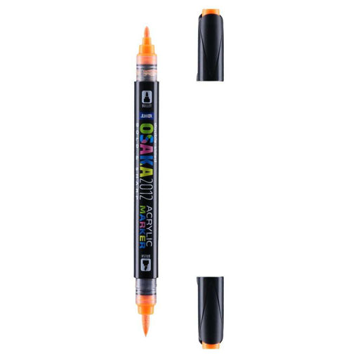 Picture of JUNIOR ACRYLIC MARKER DUAL 1.2MM NEON ORANGE